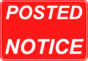 Notice
